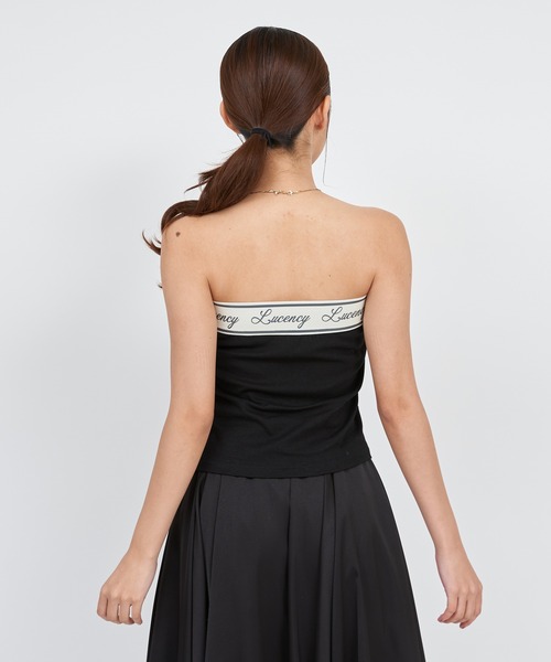 ROYAL PARTY（ロイヤルパーティー）の「ロゴテープベアトップス（その他トップス・レディース・オフホワイト/ブラック・FREE）」の9枚目の写真