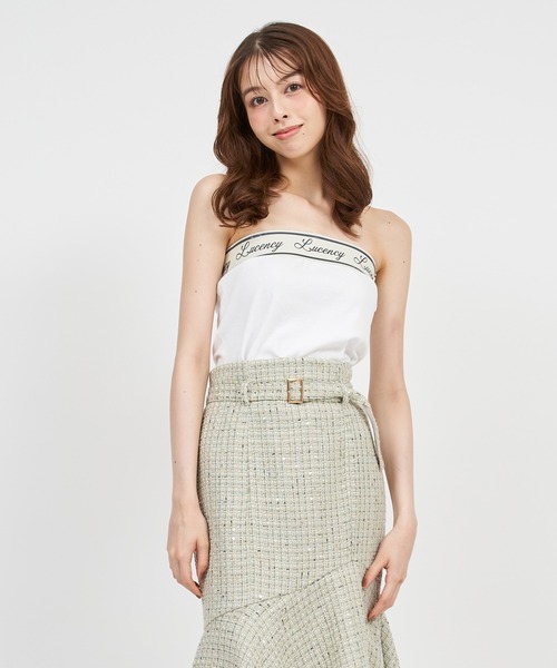 ROYAL PARTY（ロイヤルパーティー）の「ロゴテープベアトップス（その他トップス・レディース・オフホワイト/ブラック・FREE）」の20枚目の写真