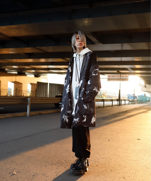 セール】AFYF ART MT PK/ビッグシルエット アート マウンテンパーカー 