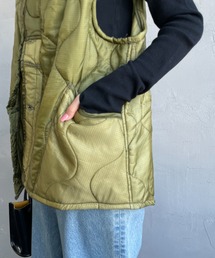 ODDMENT オッドメントＭ-65 キルティングライナー リメイクベスト オッドメント( oddment ) M-65 FIELD PARKA QUILTING LINER VEST