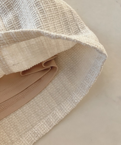 AS KNOW AS plus（アズノゥアズプラス）の「キラボタン ツイード ハイウエストショートパンツ　セットアップ可能（その他パンツ・レディース・ブラック/オフホワイト・FREE）」の17枚目の写真