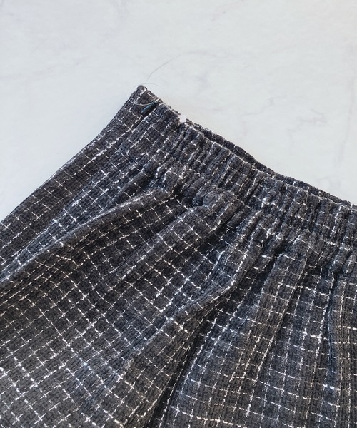 AS KNOW AS plus（アズノゥアズプラス）の「キラボタン ツイード ハイウエストショートパンツ　セットアップ可能（その他パンツ・レディース・ブラック/オフホワイト・FREE）」の20枚目の写真