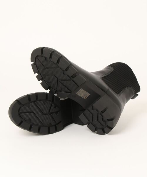 210nouve（トゥージュヌーブ）の「トラックソールソックスブーツ（ブーツ・レディース・ベージュ/ブラック・39/36/38/37）」の4枚目の写真