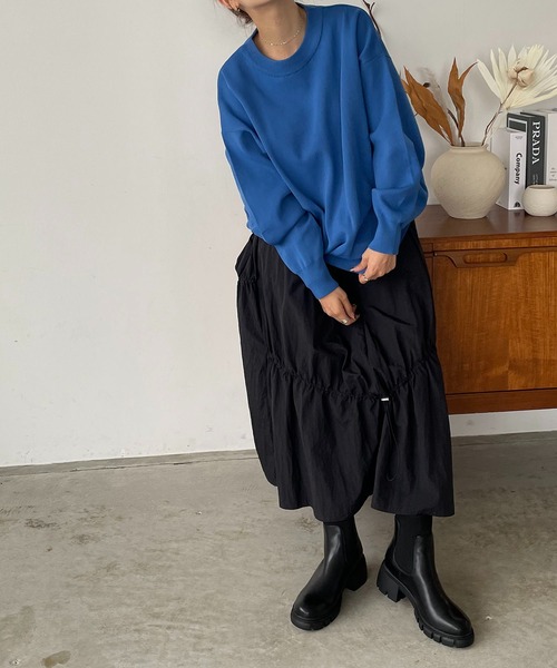 210nouve（トゥージュヌーブ）の「トラックソールソックスブーツ（ブーツ・レディース・ベージュ/ブラック・39/36/38/37）」の18枚目の写真