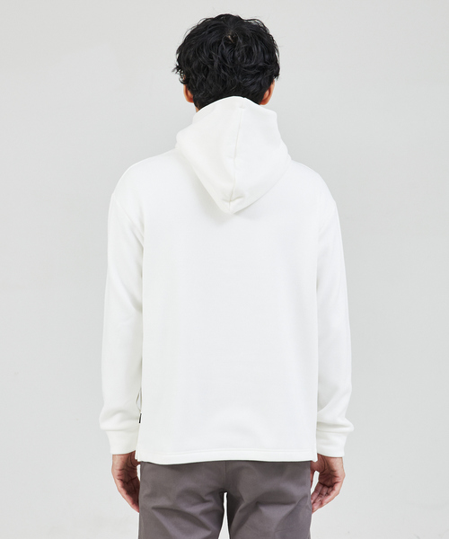 ABAHOUSE GRAY(アバハウスグレイ)の「【ふわふわ・もちもち】裏シャギー パーカー(パーカー・メンズ・ホワイト/ブラック/グレイッシュベージュ/モカ・46/48)」の7枚目の写真