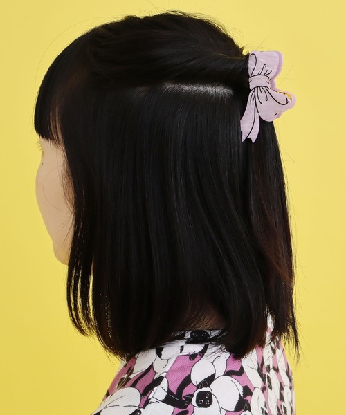 didizizi（ディディジジ）の「リボンヘアクリップ（バレッタ/ヘアクリップ・レディース・ピンク/ベージュ/グリーン・FREE）」の5枚目の写真