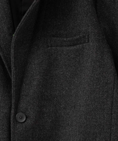 NAVY(ネイビー)の「NAVY チェスターコート(チェスターコート・メンズ・ネイビー/チャコールグレー・L/M/XL)」の5枚目の写真