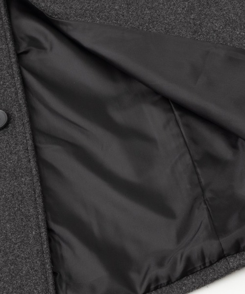 NAVY(ネイビー)の「NAVY チェスターコート(チェスターコート・メンズ・ネイビー/チャコールグレー・L/M/XL)」の3枚目の写真
