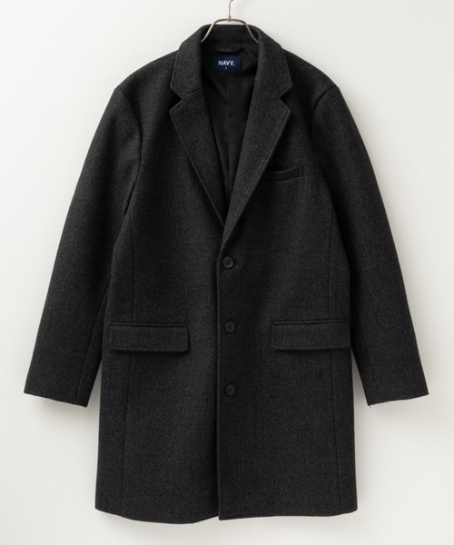 NAVY(ネイビー)の「NAVY チェスターコート(チェスターコート・メンズ・ネイビー/チャコールグレー・L/M/XL)」の17枚目の写真