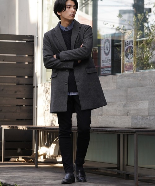 NAVY チェスターコート（チェスターコート）｜NAVY（ネイビー）の