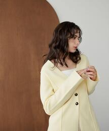 EMMEL REFINES | ＜EMMEL REFINES＞EM シェイプド Vネック カーディガン(カーディガン/ボレロ)