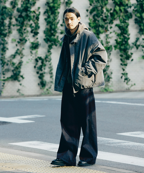 JOURNAL STANDARD（ジャーナルスタンダード）の「13オンス キャノンデニム ペインターパンツ（デニムパンツ・メンズ・ブラック/コバルトブルー/ネイビー・LARGE/MEDIUM）」の13枚目の写真