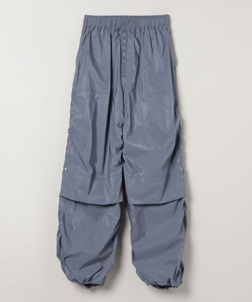 JEANASIS(ジーナシス)の「グロッシーパラシュートパンツ/ 991927(カーゴパンツ・レディース・ブラック/ブルーグレー/ホワイト・FREE)」の22枚目の写真