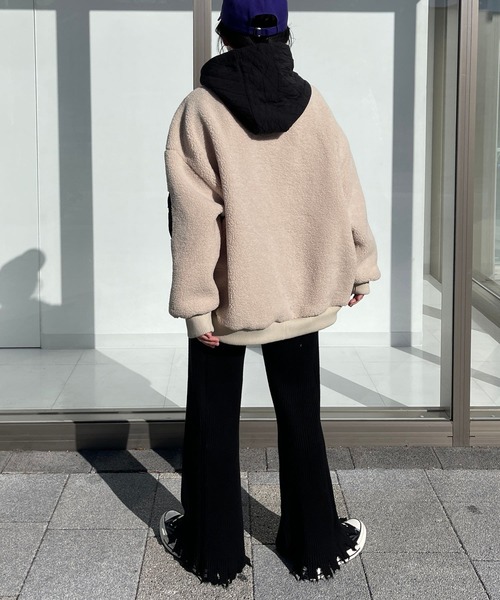 新品 LOEFF W 9G fringe knit フリンジニットパンツ wee9s（ウィークス）の「fringe knit flare pant / フリンジ