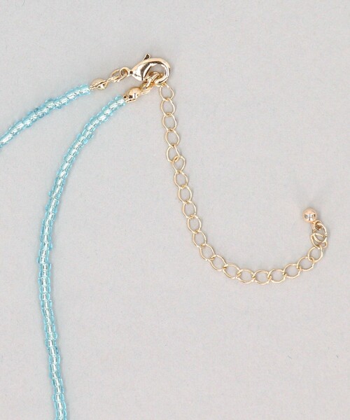 FREAK'S STORE(フリークスストア)の「ビーズ リボンチョーカー(チョーカー・レディース・ブルー/シルバー・ONE SIZE)」の4枚目の写真