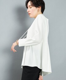 NOLLEY’S | ウォッシャブルカットジョーゼットサイドタックブラウス(シャツ/ブラウス)