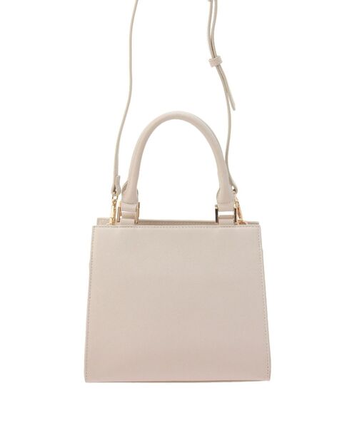 RESEXXY（リゼクシー）の「スクエアハンドバッグ（ハンドバッグ・レディース・ベージュ/ブラック/アイボリー・FREE）」の6枚目の写真