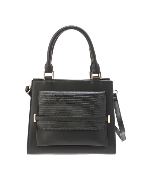 RESEXXY（リゼクシー）の「スクエアハンドバッグ（ハンドバッグ・レディース・ベージュ/ブラック/アイボリー・FREE）」の11枚目の写真