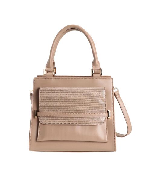 RESEXXY（リゼクシー）の「スクエアハンドバッグ（ハンドバッグ・レディース・ベージュ/ブラック/アイボリー・FREE）」の12枚目の写真