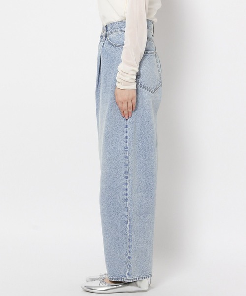 LOWRYS FARM（ローリーズファーム）の「ＣＯＮＥ／カーブパンツ　991523（デニムパンツ・レディース・ブラック/ブルー/ブルー系その他・MEDIUM/LARGE）」の5枚目の写真