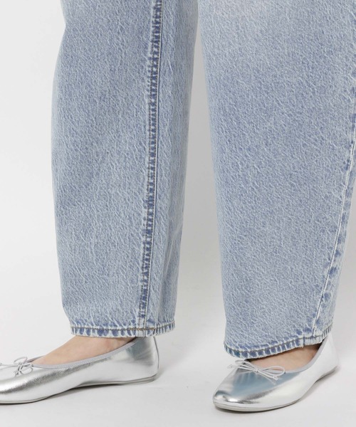 LOWRYS FARM（ローリーズファーム）の「ＣＯＮＥ／カーブパンツ　991523（デニムパンツ・レディース・ブラック/ブルー/ブルー系その他・MEDIUM/LARGE）」の9枚目の写真