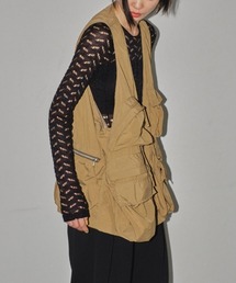 TODAYFUL ナイロンポケットベスト ブラック TODAYFUL/トゥデイフル】Nylon Pocket Vest/ナイロンポケット
