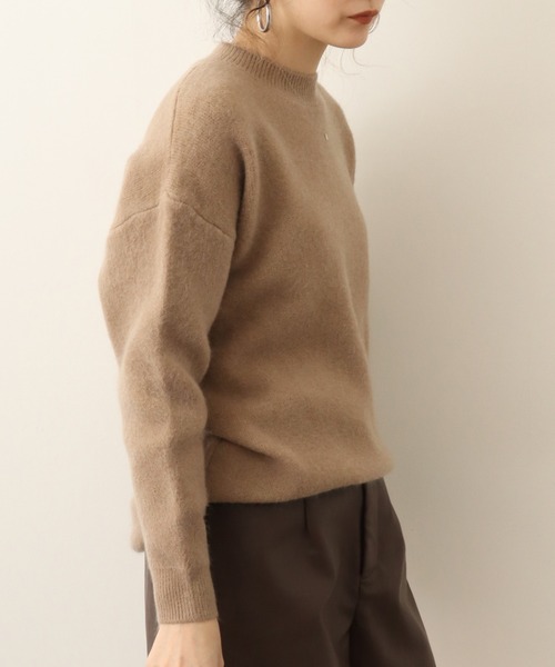 ニット セーター a.n.l ダブルフェイスチュニックニット レディース ニット セーター a.n.l ダブルフェイスチュニックニット
