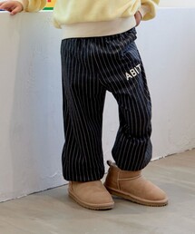 aBity select | ストライプ ロゴスウェットパンツ(スウェットパンツ)