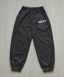 aBity select | ストライプ ロゴスウェットパンツ(スウェットパンツ)