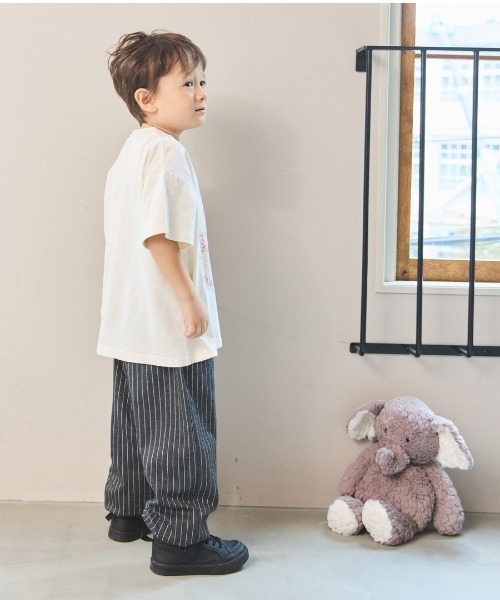 aBity select(アビティセレクト)の「ストライプ ロゴスウェットパンツ(スウェットパンツ・キッズ・グレー/ブラック・100/90/110/120)」の11枚目の写真