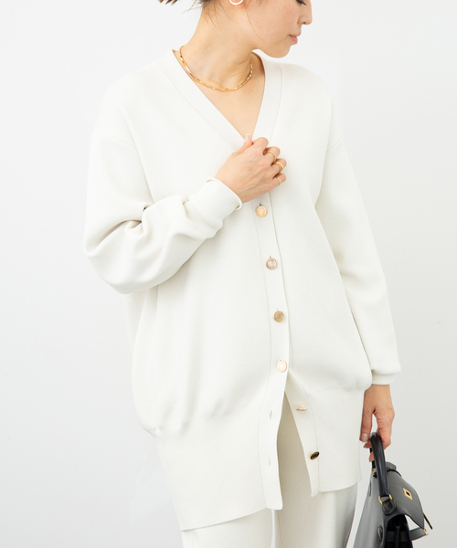 Deuxieme Classe GLASSY LONG カーディガン Deuxieme Classe（ドゥーズィエムクラス）の「GLASSY LONG