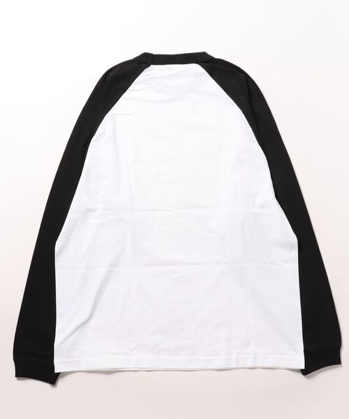 ARCHIVER(アーカイバ)の「【W】【it】【United Athle】 5.6オンス ラグラン ロングスリーブ Tシャツ(Tシャツ/カットソー・レディース・ホワイト×グリーン/ホワイト×ブラック・MEDIUM/X-LARGE/LARGE)」の3枚目の写真