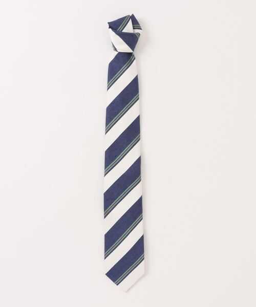 シルク100%】スーティスト 日本製 シルクストライプ柄 ネクタイ 8.0cm