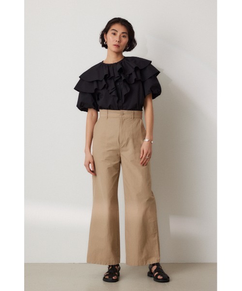 crie conforto（クリーコンフォルト）の「フラットグルカサンダル（サンダル・レディース・ホワイト/ブラック・SMALL/MEDIUM/LARGE/LL）」の18枚目の写真