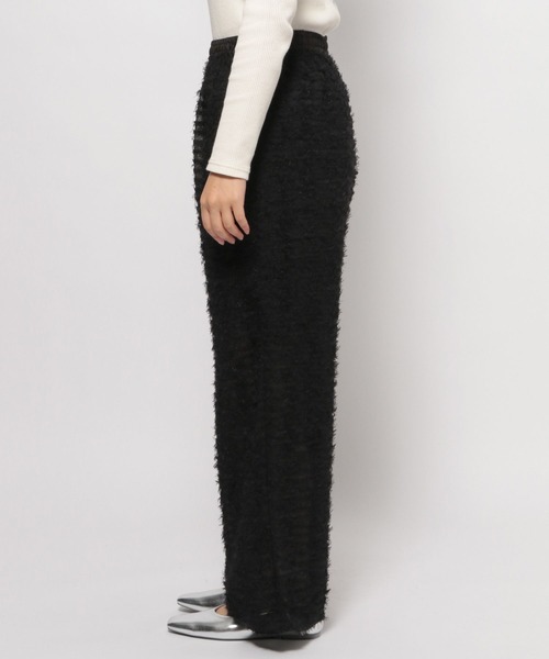 LOWRYS FARM（ローリーズファーム）の「カットジャガードパンツ 104040（その他パンツ・レディース・ホワイト/ブラック・FREE）」の6枚目の写真