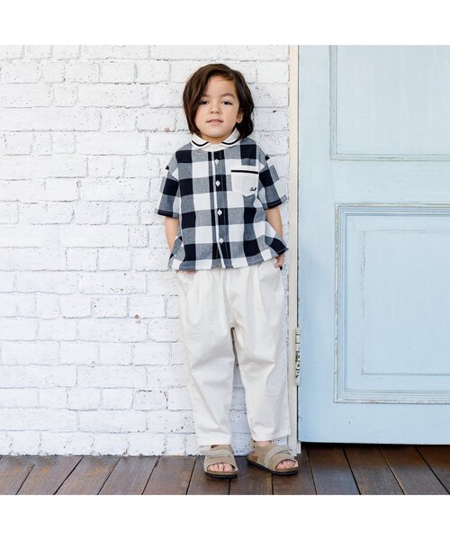 Seraph(セラフ)の「バレルパンツ(その他パンツ・キッズ・チャコール/インディゴブルー/キナリ・110/120/130/140/80/90/95/100)」の8枚目の写真
