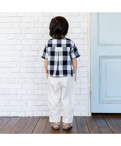 Seraph(セラフ)の「バレルパンツ(その他パンツ・キッズ・チャコール/インディゴブルー/キナリ・110/120/130/140/80/90/95/100)」の9枚目の写真