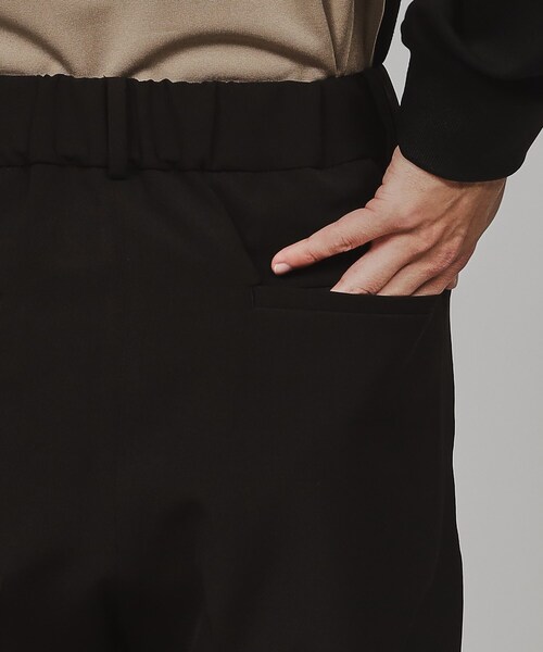 tk.TAKEO KIKUCHI（ティーケータケオキクチ）の「◆ワイドフレアパンツ（その他パンツ・メンズ・オフホワイト/ブラック・02/03）」の10枚目の写真