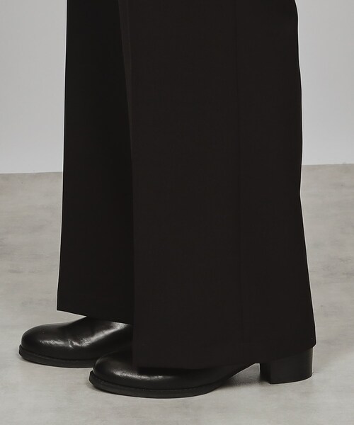 tk.TAKEO KIKUCHI（ティーケータケオキクチ）の「◆ワイドフレアパンツ（その他パンツ・メンズ・オフホワイト/ブラック・02/03）」の11枚目の写真