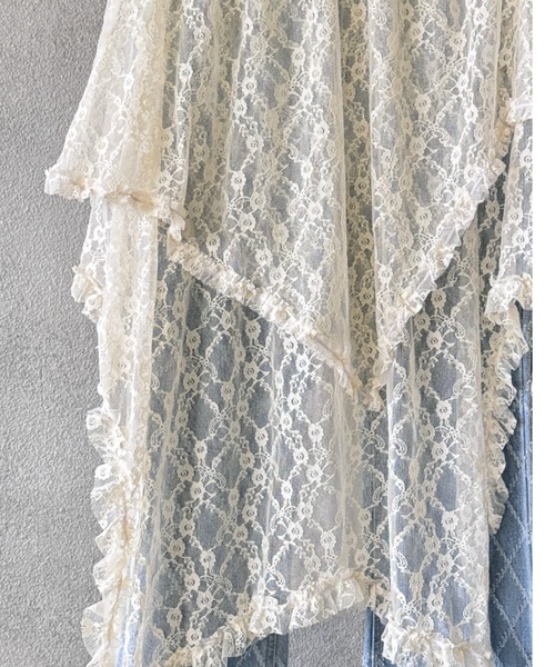 Y2K SYNAPSE FACTORY（ワイツーケー シナプスファクトリー）の「レースイレギュラーカットスカート（スカート・レディース・アイボリー・FREE）」の21枚目の写真
