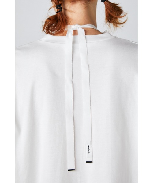 ENFOLD（エンフォルド）の「Mille-feuille Necklace（ネックレス・レディース・ホワイト/ブラック・38）」の6枚目の写真