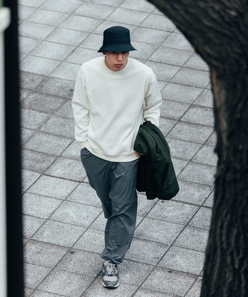 EKAL（エカル）の「『吸水速乾/UVカット』AIRFLEXワッフルロングスリーブTシャツ（Tシャツ/カットソー・メンズ・ブラック/ホワイト・LARGE/MEDIUM）」の10枚目の写真