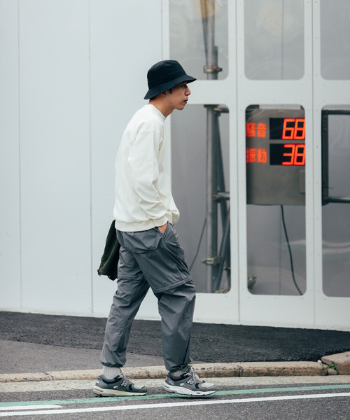 EKAL（エカル）の「『吸水速乾/UVカット』AIRFLEXワッフルロングスリーブTシャツ（Tシャツ/カットソー・メンズ・ブラック/ホワイト・LARGE/MEDIUM）」の12枚目の写真