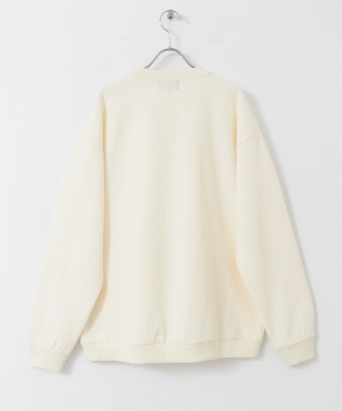 EKAL（エカル）の「『吸水速乾/UVカット』AIRFLEXワッフルロングスリーブTシャツ（Tシャツ/カットソー・メンズ・ブラック/ホワイト・LARGE/MEDIUM）」の18枚目の写真