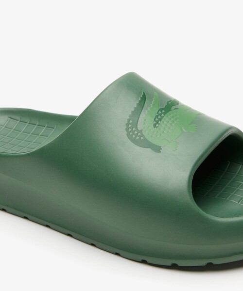 LACOSTE（ラコステ）の「メンズ SERVE SLIDE 2.0 223 1 CMA（サンダル・メンズ・ブラック×ホワイト/グリーン・28.0cm/25.0cm/26.5cm/27.0cm）」の9枚目の写真