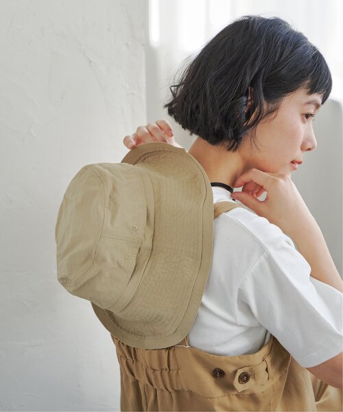 LBC（エルビーシー）の「ベンチレーションサファリハット（ハット・レディース・オリーブ/ブラック/ベージュ/ネイビー/グリーン/マスタード・FREE）」の16枚目の写真