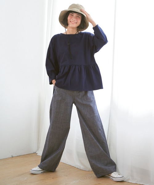 LBC（エルビーシー）の「ベンチレーションサファリハット（ハット・レディース・オリーブ/ブラック/ベージュ/ネイビー/グリーン/マスタード・FREE）」の12枚目の写真