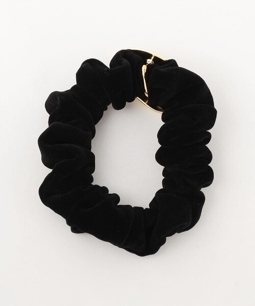 LETICIA（レチシア）の「＜LETICIA＞エッグ ベルベット シュシュ（ヘアゴム・レディース・ブラック・FREE）」の6枚目の写真