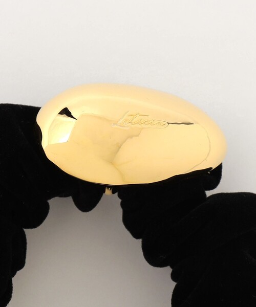 LETICIA（レチシア）の「＜LETICIA＞エッグ ベルベット シュシュ（ヘアゴム・レディース・ブラック・FREE）」の7枚目の写真