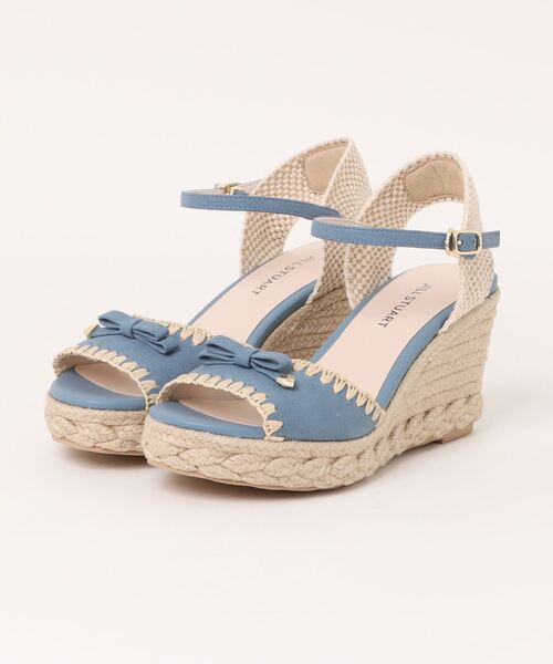 JILL STUART(ジルスチュアート)の「リボンモチーフジュートサンダル(サンダル・レディース・ベージュ/ブルー/ブラック・22.5cm/23.0cm/23.5cm/24.0cm/24.5cm/22.0cm)」の3枚目の写真
